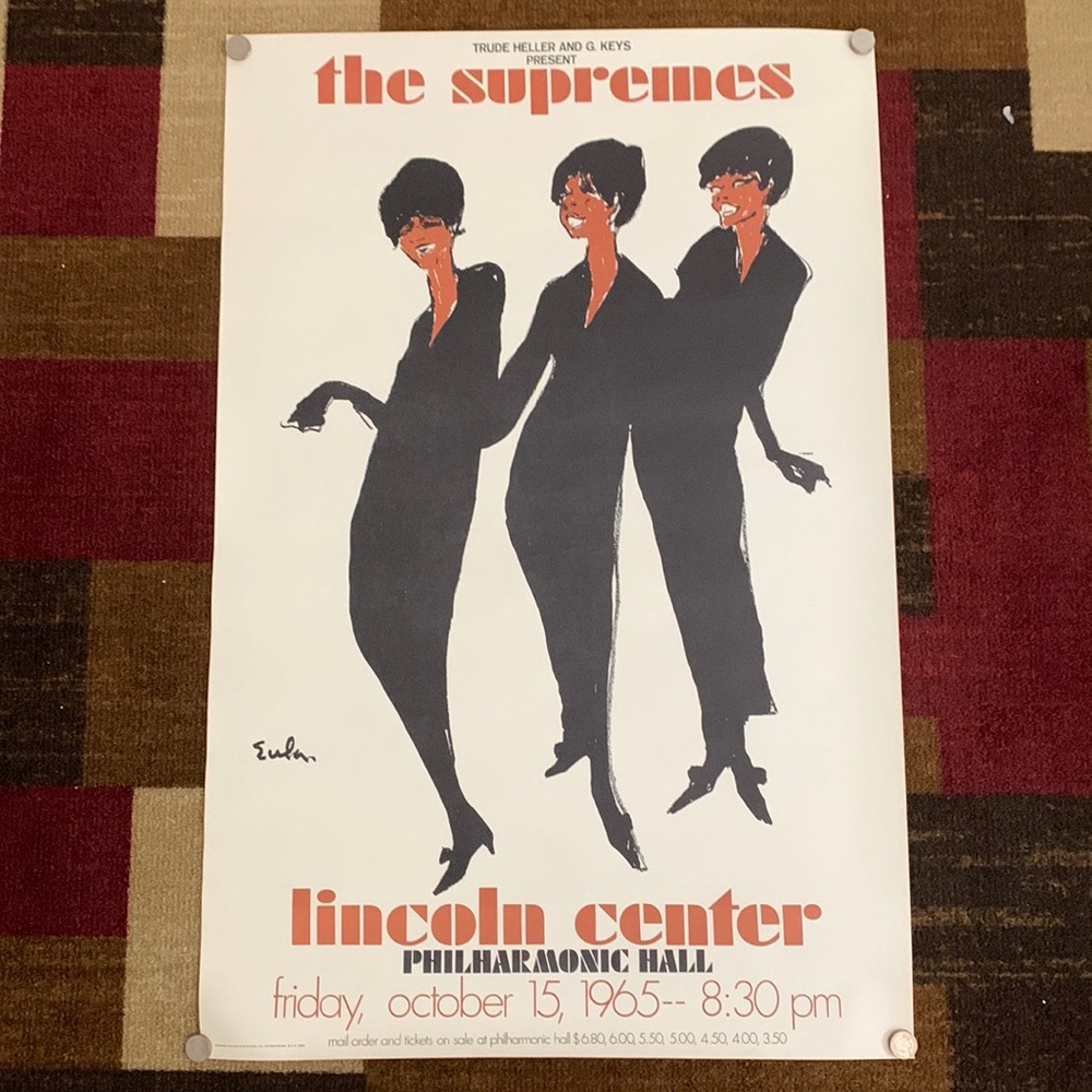 The Supremes Lincoln Center poster